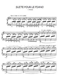 Suite pour le piano - Claude Debussy